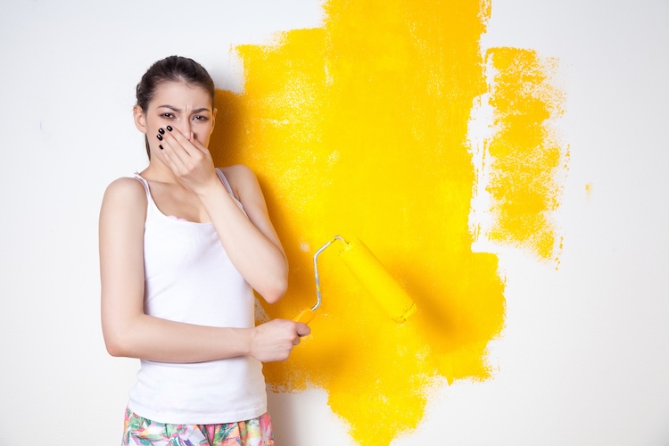 how to get rid of paint smell